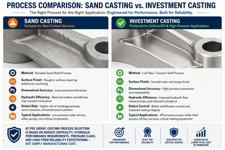 PSS Standardizes Investment Casting for Critical API Applications